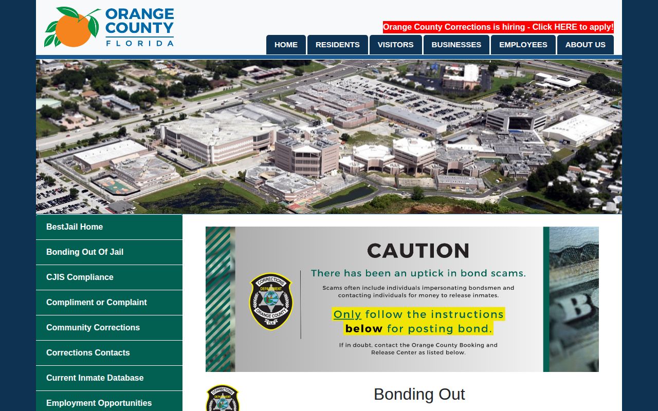 Orange County 24-hour bond release processing information